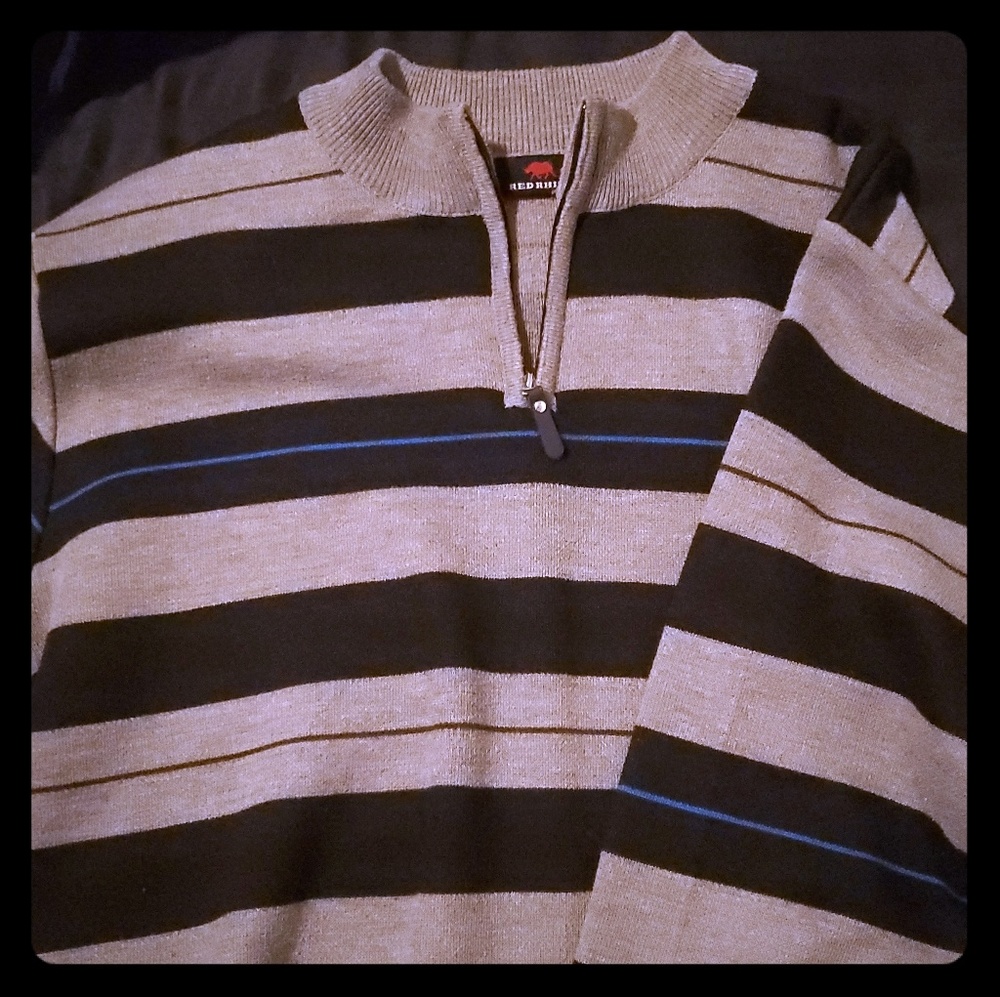 Red Rhino zip up sweater